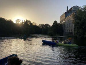 Balade semi-nocturne en canoë